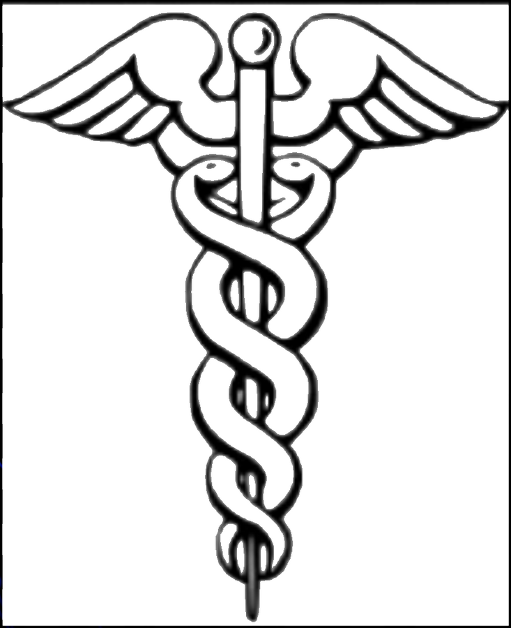 The staff of Asclepius, entwined by a serpent, survives as the symbol of modern medicine (the caduceus).