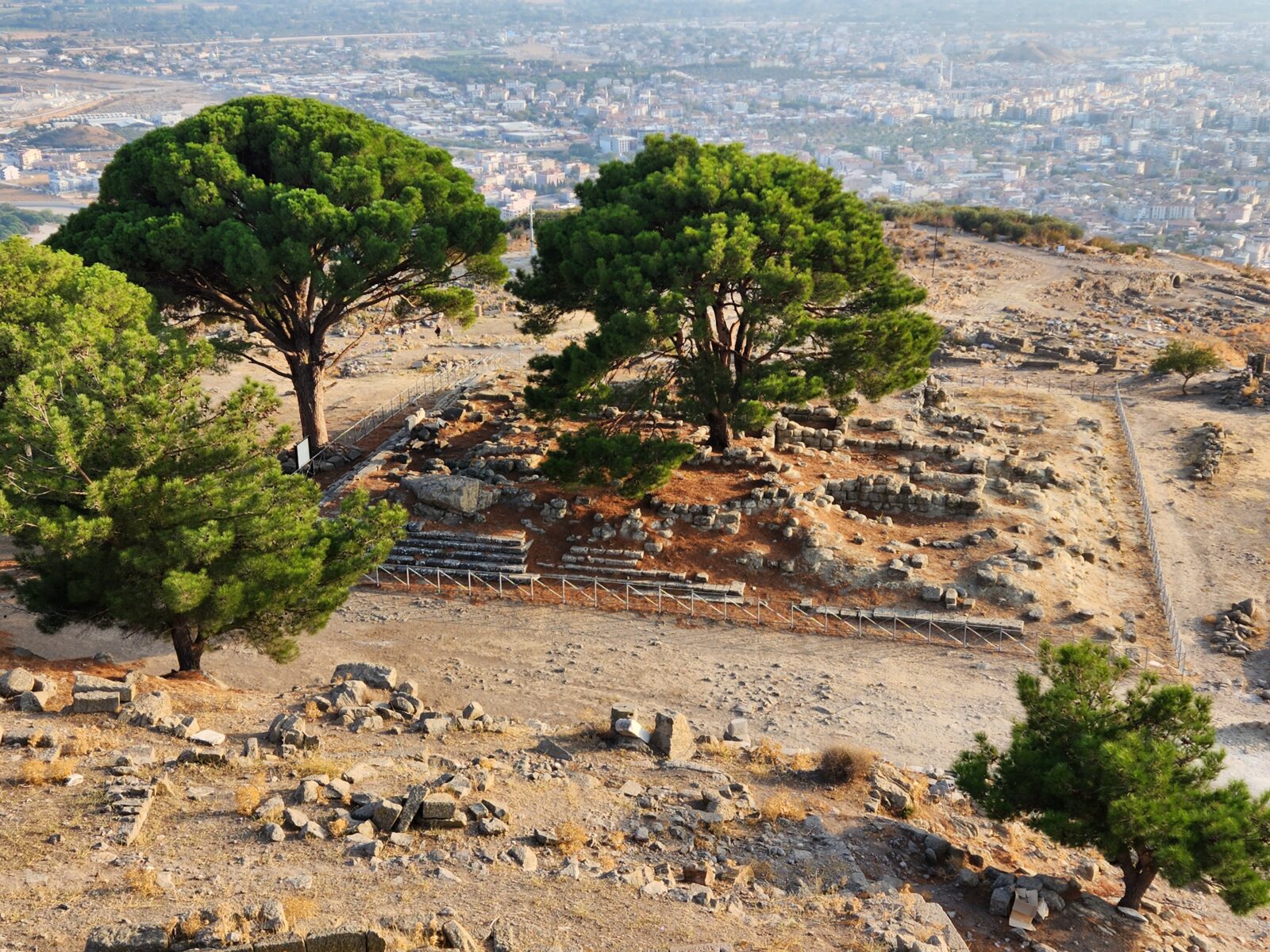 The archaeological site at Pergamon, Turkey
